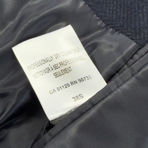 NWT Lauren Ralph Lauren Mens Luther Classic Fit Overcoat 38S in Midnight - $495 - Picture 8 of 14